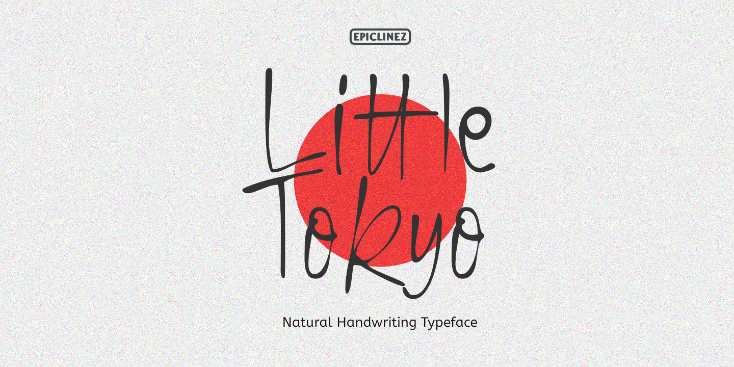 Beispiel einer Little Tokyo-Schriftart #7